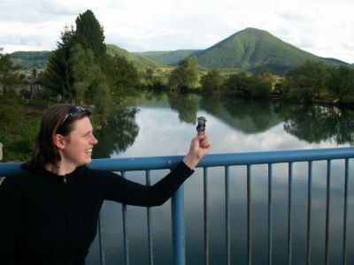 Bosna, řeka Una a opička cestovatelka :)