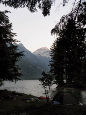 odpočinek u Lago del Predil