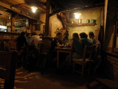 v Bzenci v hospodě