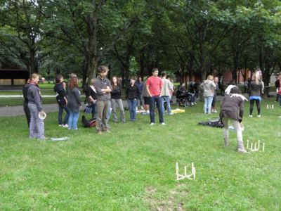 playing games with our buddy group