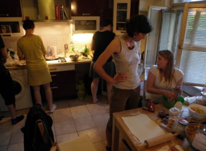 páteční přípravy u Dity v Radotíně