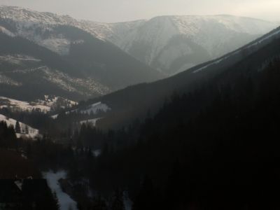 ráno ve Špindlu