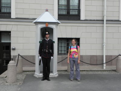Martinka & guard of Royal palace