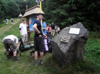 Bukovina - rozcestí na Velký Javorník