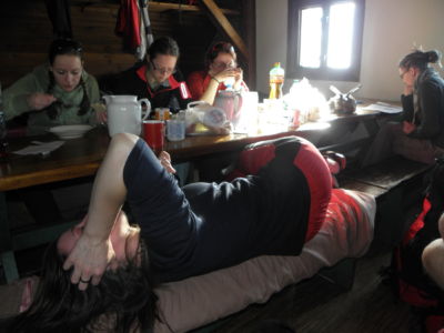 polední relax na chalupě