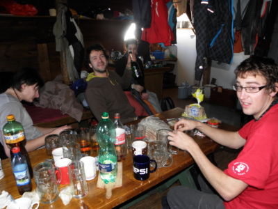 ranní oslava posledního pondělí měsíce ledna v roce 2011 :-D