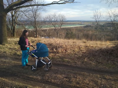 výhled na okruh cestou do Počernic