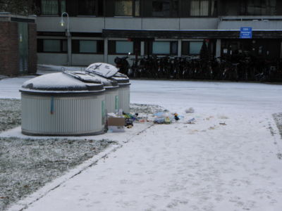 my first snow in Norway :)