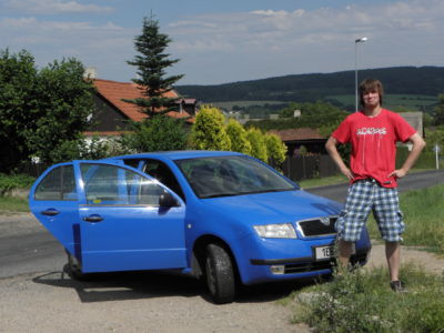 Béďa a jeho modrá střela :)