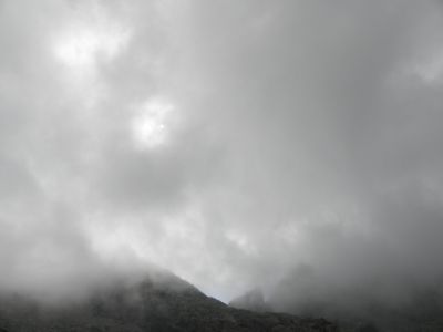 Zlej zub v mlze (2678 m.n.m.)