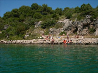 zátoka s vývěry sladké vody - Rasotica