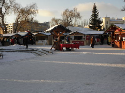 the Christmas market