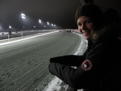 Silje and horse racing in Oslo