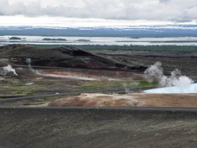 velké jezero Mývatn