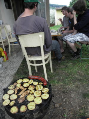 specialita - brambůrky na grilu :)