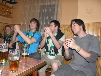 fandíme i v hospodě :)