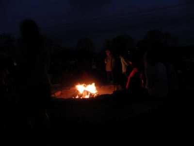 a ohýnkem